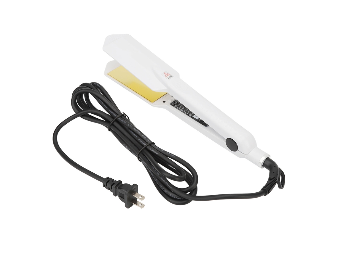 Prancha de cabelo cerâmica 2026 com 5 níveis de temperatura, função rápida, para cabelos secos/molhados e visor LED para salão de beleza.