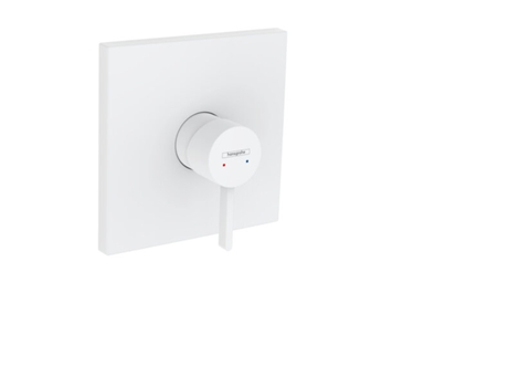 Mezcladora monomando de ducha oculta hansgrohe Finoris, 76615, mezcladora monomando de ducha oculta hansgrohe Finoris, 76615, color: Blanco mate