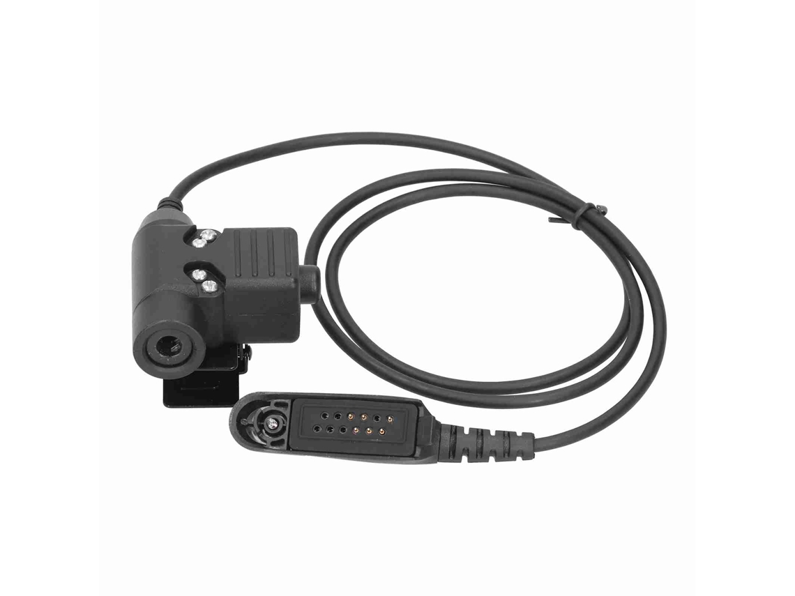 Adaptador de cable de audio PTT (conecta walkie-talkies de la serie GP de Motorola)