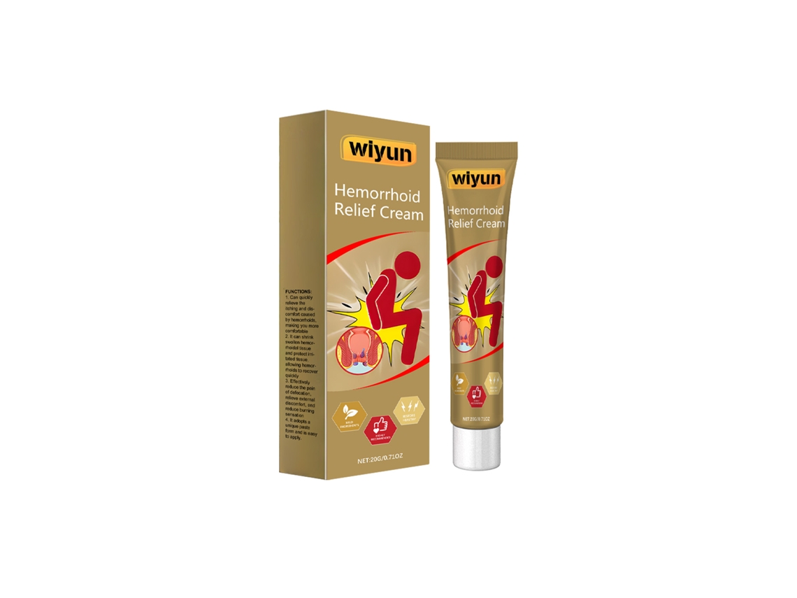 Crema corporal calmante a base de hierbas con manzanilla y azafrán para el alivio de las hemorroides, 20 g