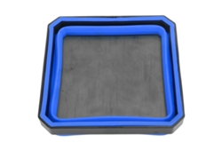 Bandeja Magnética Plegable Portátil De Silicona Para Herramientas, Para Tornillos, Tuercas, Pernos Y Arandelas - Azul