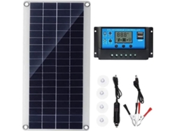 Kit de Panel Solar Flexible monocristalino de 100W y 12V, módulo de Panel Solar Flexible monocristalino para carga de batería H399