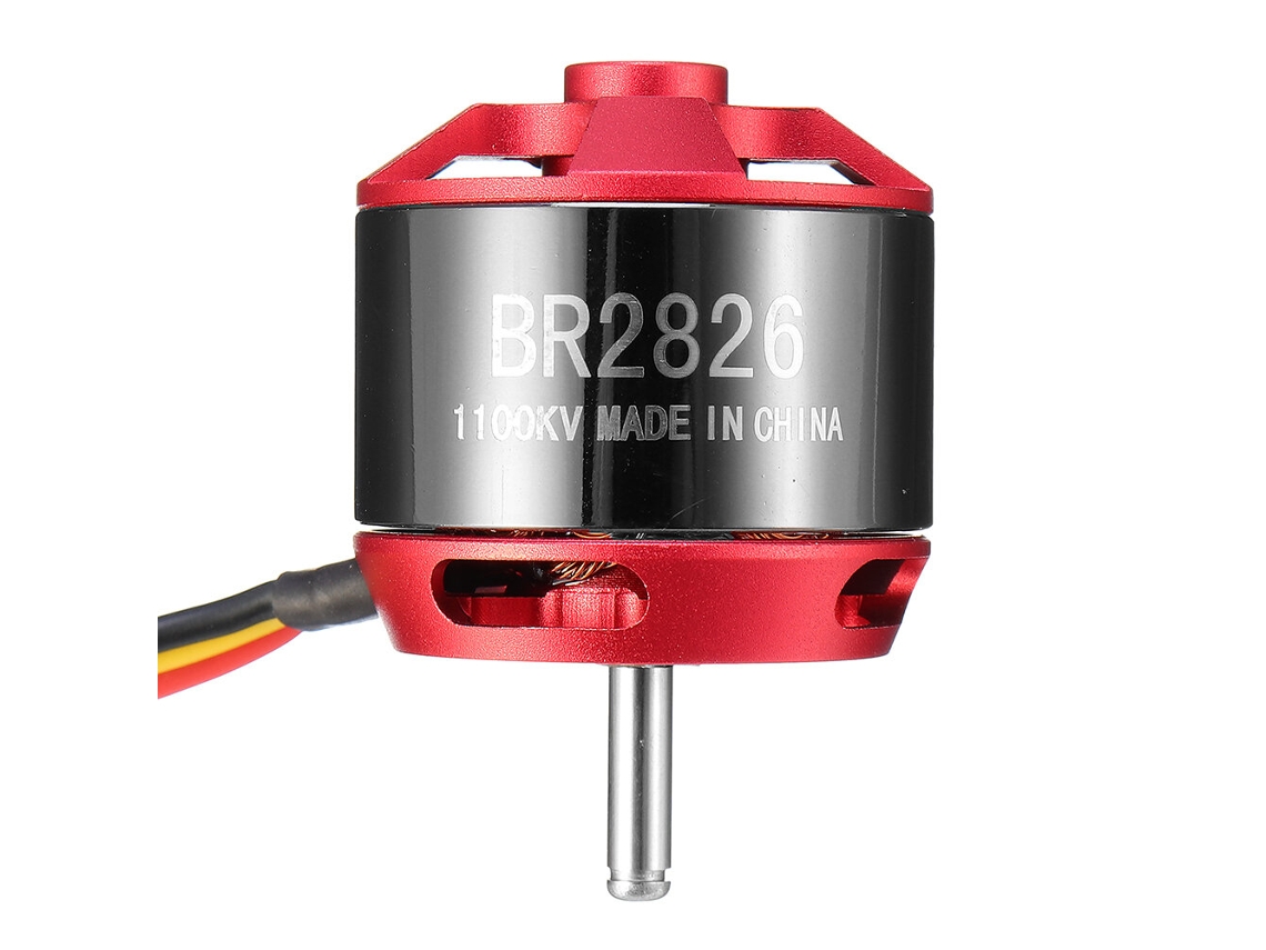 4 unidades de motor brushless Racerstar BR2826 1100kv 2 4s para aeronaves FPV MDUG