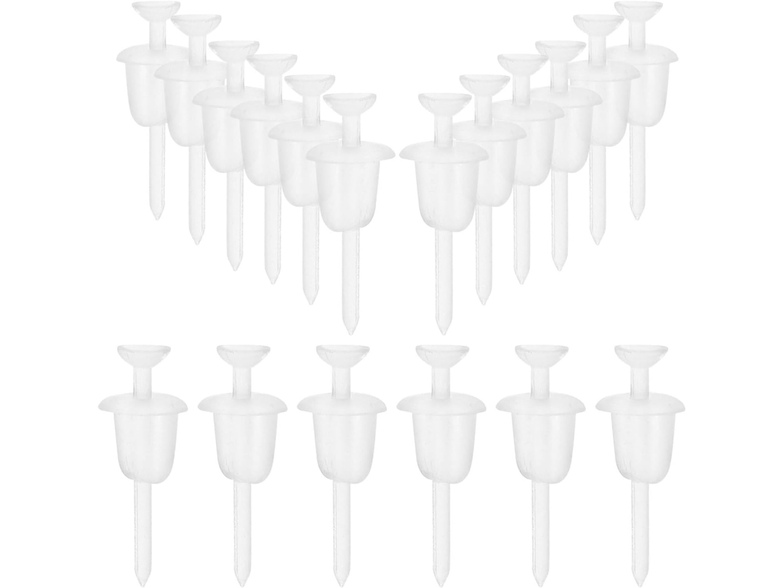 300 pares de cierres/cierres de seguridad transparentes para pendientes, ideales para la fabricación de joyería hipoalergénica. SFUSHOS