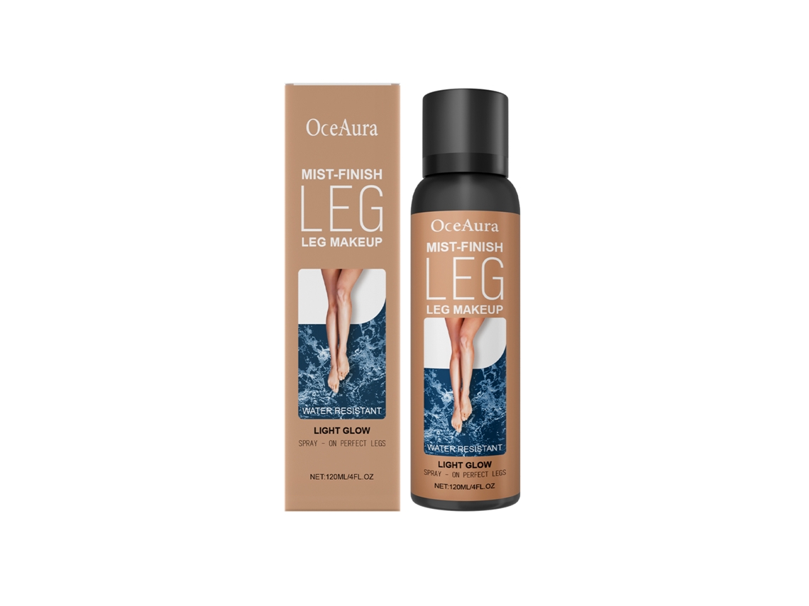 Spray autobronceador corrector para piernas