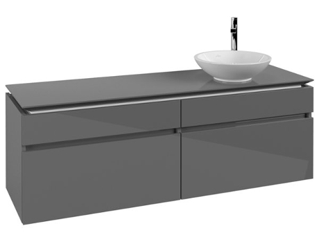Mueble de lavabo Villeroy &amp Boch Legato B598 1600x550x500mm lavabo a la derecha