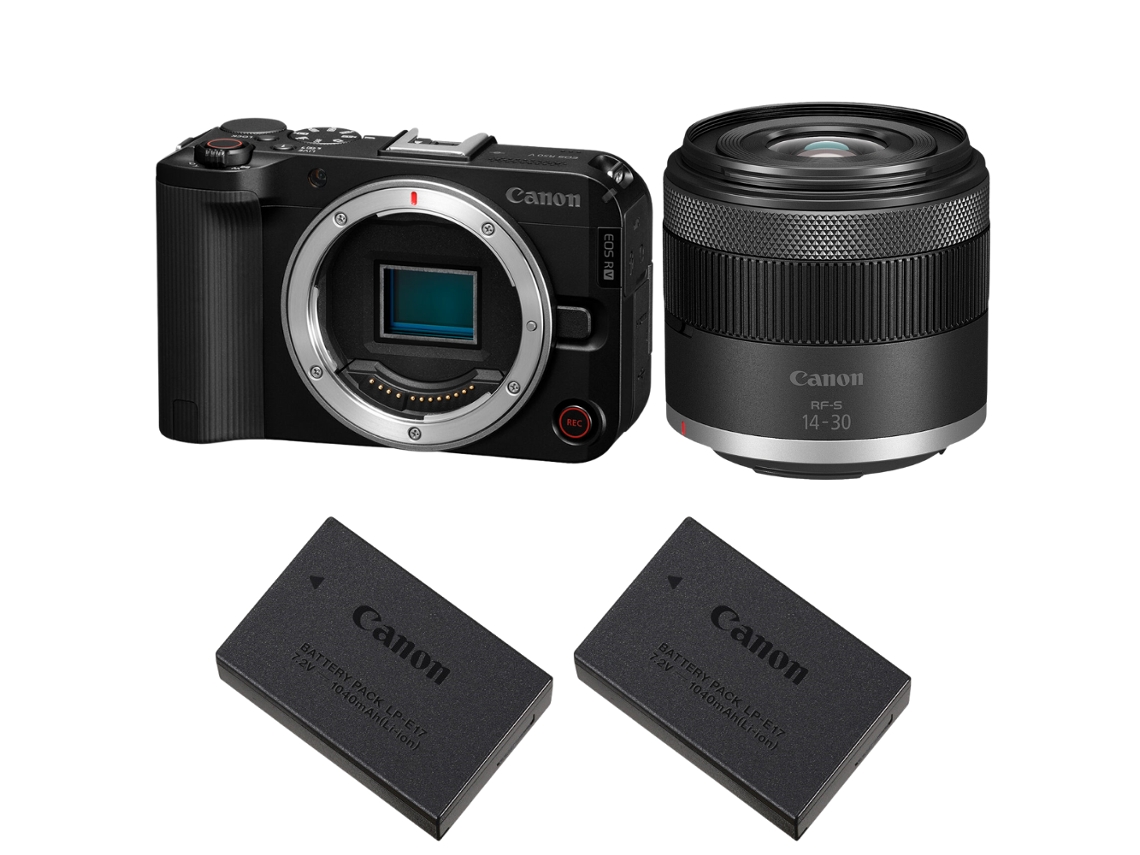 Canon Eos R50 V + Rf-s 14-30mm F/4.5-6.3 Is Stm Pz + 2 Canon Lp-e17 + Ebook “20 Consejos Para Fotos Que Impactan”