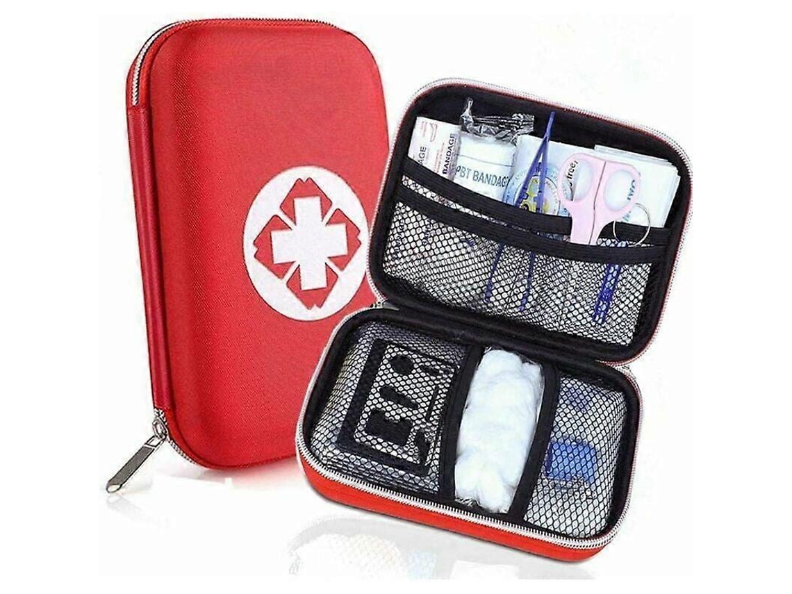Diseño compacto y ligero, kits de supervivencia para emergencias, botiquín de primeros auxilios completo para entusiastas del aire libre.