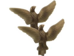 2 Cabezas De Águila Doradas De Plástico Para Mástiles De Banderas. Accesorio Decorativo Para Banderas De Jardín.