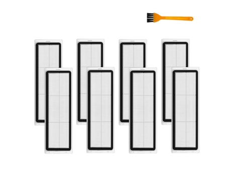 9 peças para xiaomi dreame bot w10 acessórios filtro hepa escova pequena