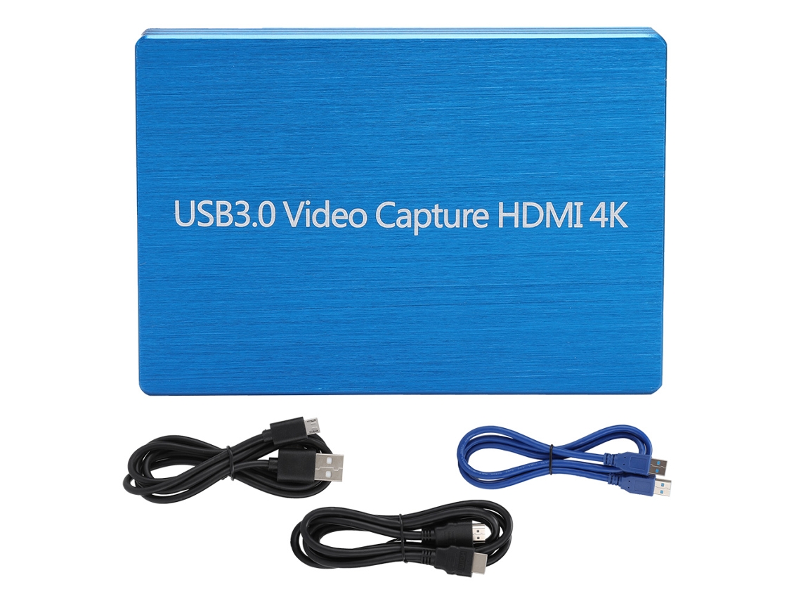 Tarjeta De Captura Hdmi A Usb 3.0, Grabadora Hd 4kx2k Para Juegos Y Transmisiones En Vivo (sin Necesidad De Controladores).