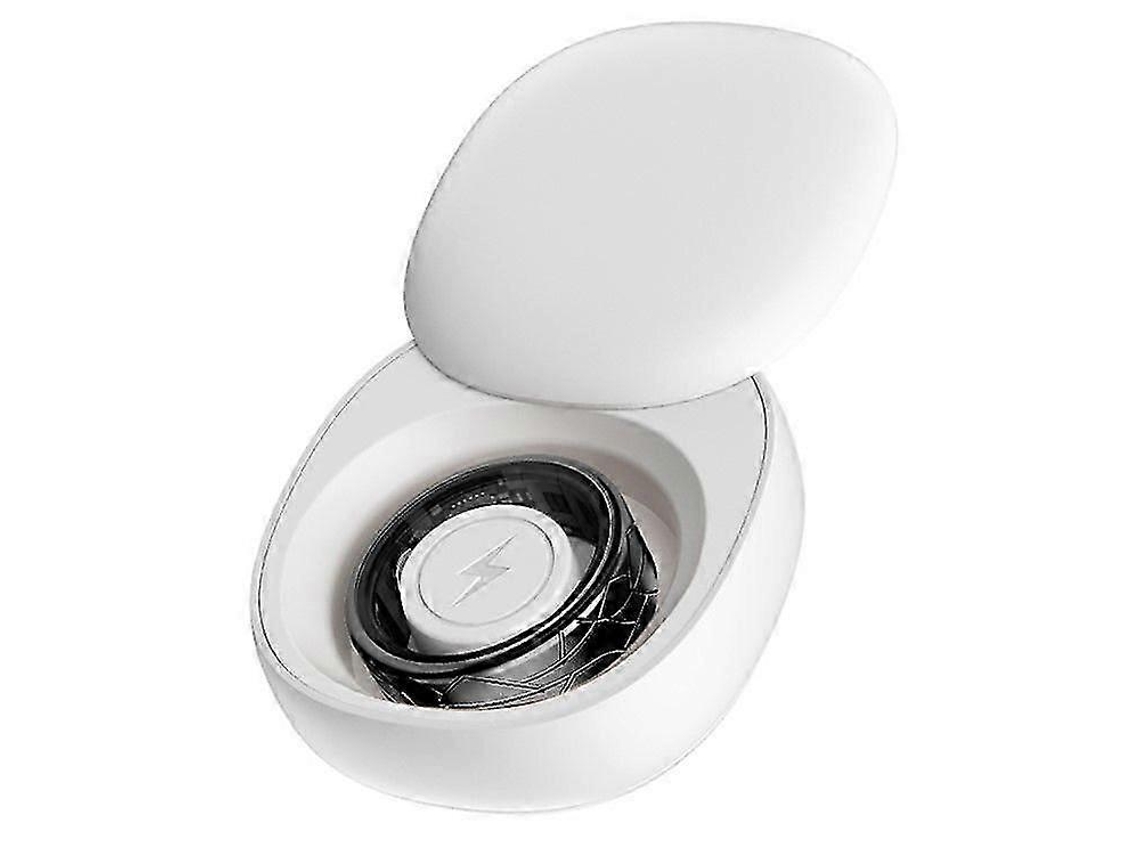 Anillo inteligente multifuncional para monitorizar la salud con diseño agrietado, de 17,4 mm a 21,5 mm, con estuche de carga. Nostalgia88