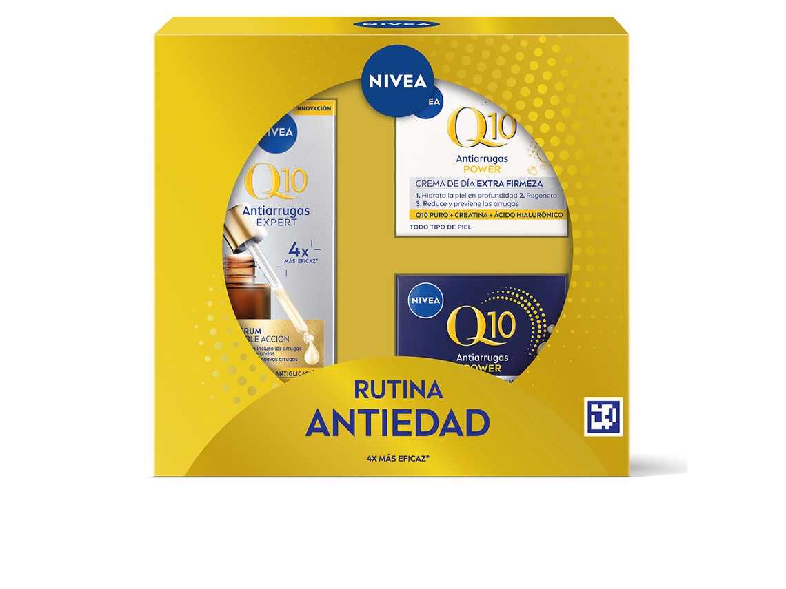 Caso Rutina Anti-Envejecimiento Q10 3 Unidades 3 Pz NIVEA
