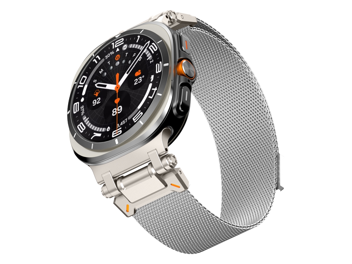 Pulsera plateada XIAOMOYU para Samsung Galaxy Watch Ultra de 47 mm
