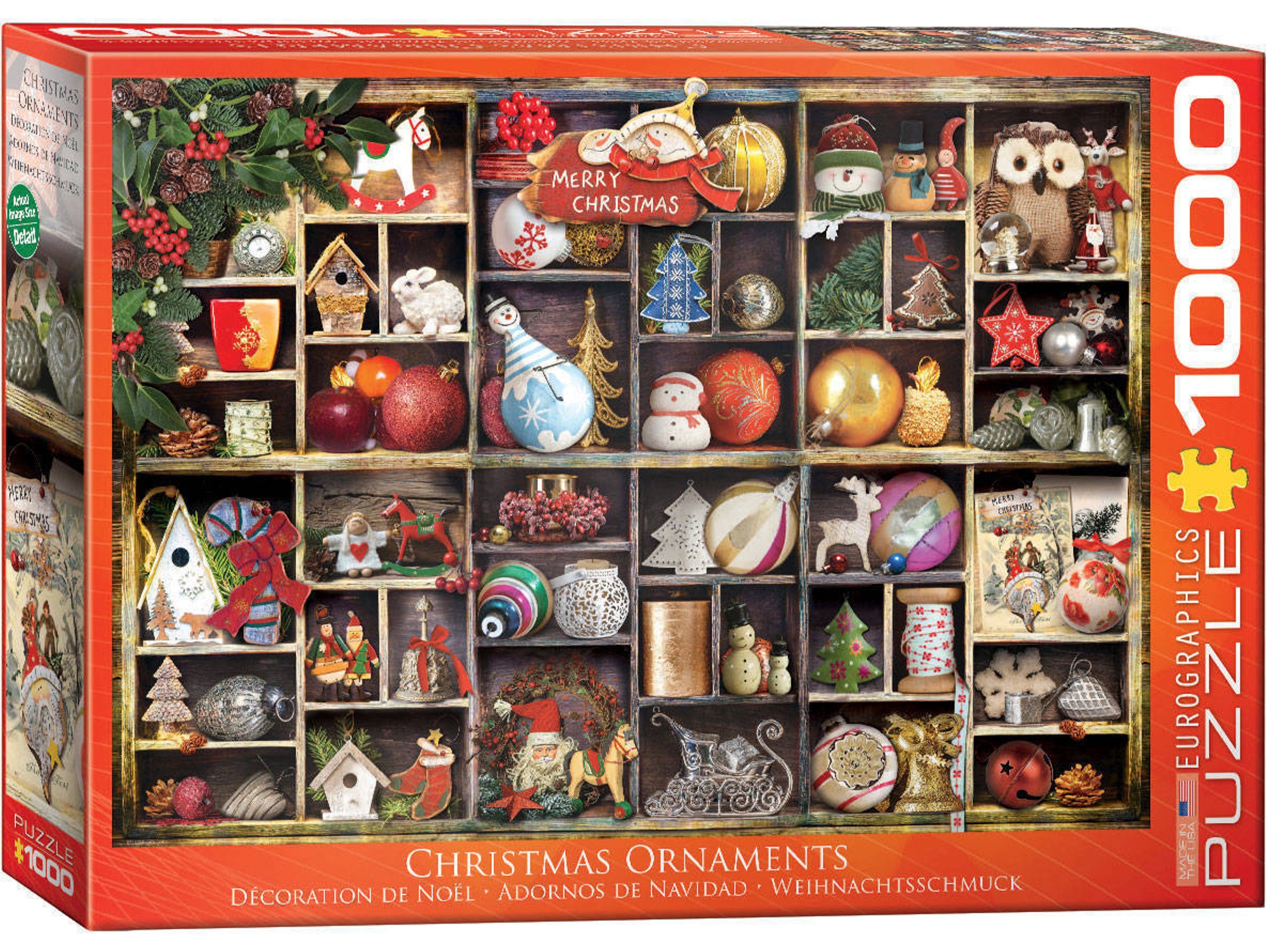 Puzzles EUROGRAPHICS Christmas Ornaments 1000 pcs (1000 piezas)