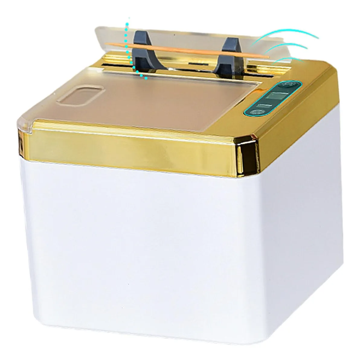Dispensadores de especias de vidrio con tapa perforada de acero inoxidable. Saleros y pimenteros de estilo retro.