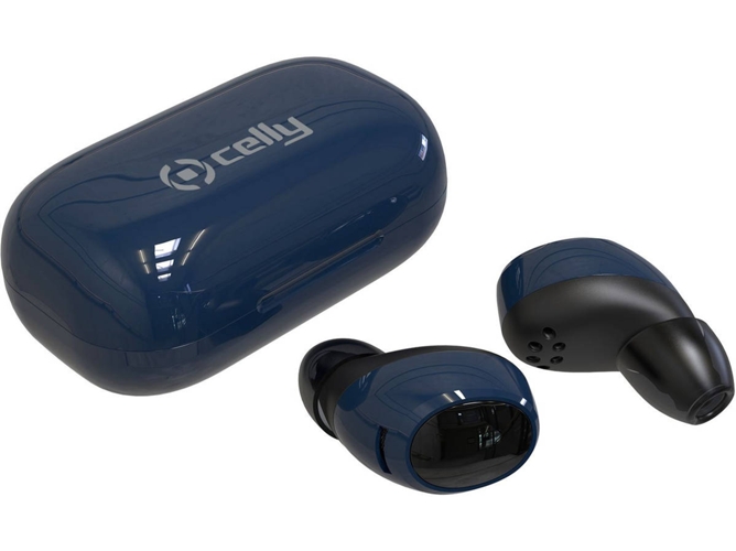Auriculares Bluetooth True Wireless CELLY Bh Twins Air (In Ear - Micrófono - Azul)