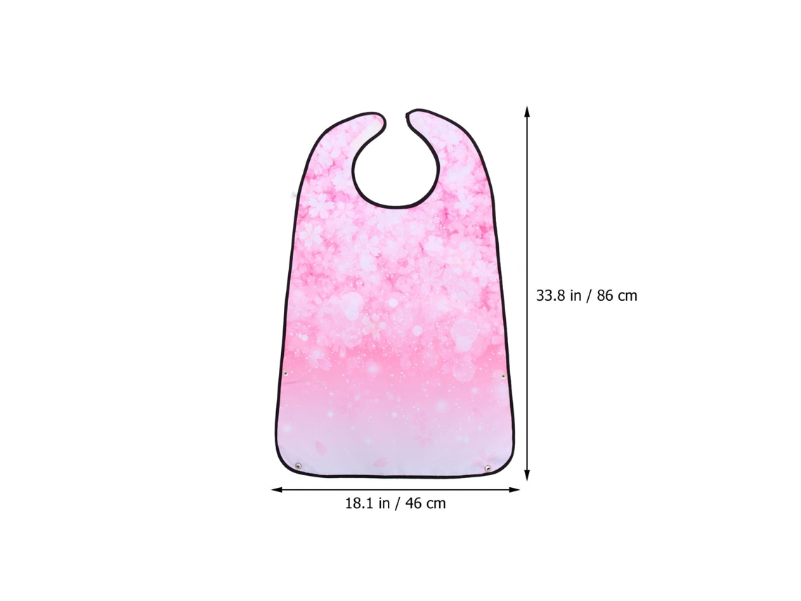 Babero Lavable Para Adultos Mayores, Reutilizable, Protector De Ropa, Impermeable, Para Comer