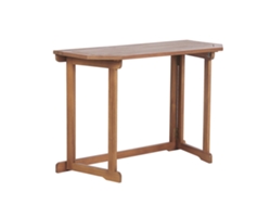 Mesa de exterior BELIANI Treia de Madera de acacia Madera clara 47x110x74