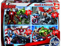 Puzzle EDUCA BORRAS Avengers (50-80-100-150 Piezas)