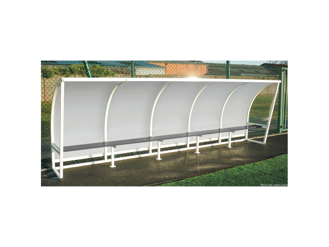 Línea lateral de acero galvanizado, altura 2m 1m SPORTI FRANCE