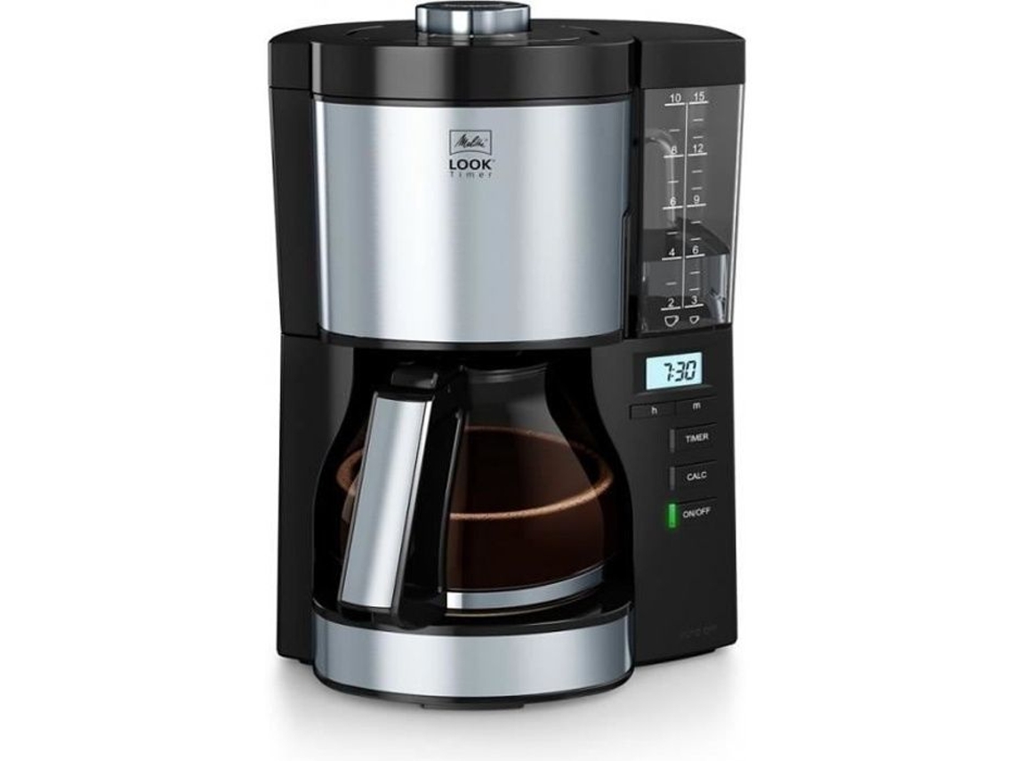 Cafetera programable Melitta Look V Timer de 10 tazas con apagado automático