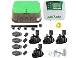 Kit Profesional Riego Automático RAIN BIRD de 4 Zonas 24V