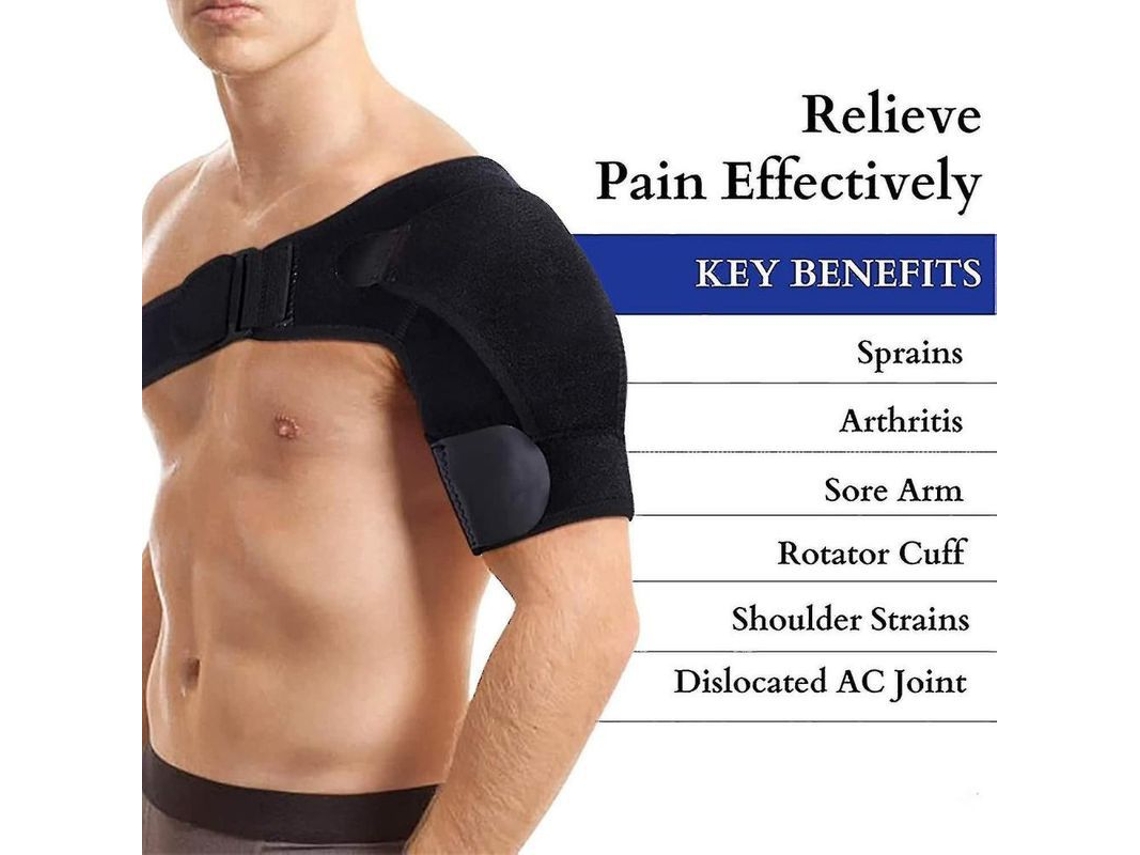Soporte De Compresión Para Hombro Para Hombres Y Mujeres, Para Lesiones Del Manguito Rotador, Artritis Y Dolor De Brazo.