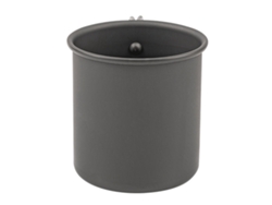 Taza De Camping De Aleación De Aluminio Con Asa Plegable, Portátil Para Camping, Senderismo Y Pesca, Color Negro.