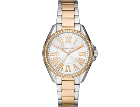 Reloj MICHAEL KORS Kaycie Pavé (Acero Inoxidable - Plateado y Dorado)