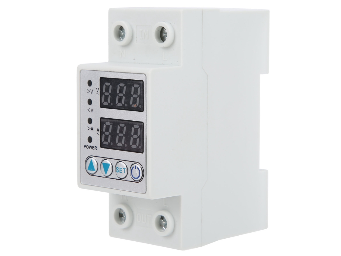 Yncm2026-protector De Sobretensión Y Bajo Voltaje Led Ajustable Auto-reset Protector De Corriente Ac 220v