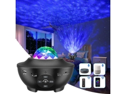 Proyector De Cielo Estrellado Led Con Olas Oceánicas, Control App, Altavoz Bluetooth Para Niños Y Adultos