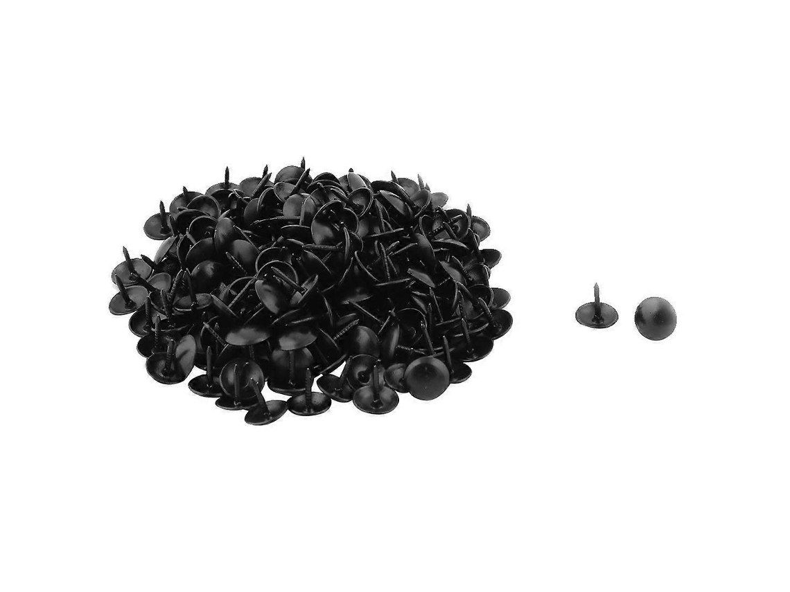 200 Clavos De Tapicería De Metal Negro 9x9mm Para Decoración De Muebles Y Suelos