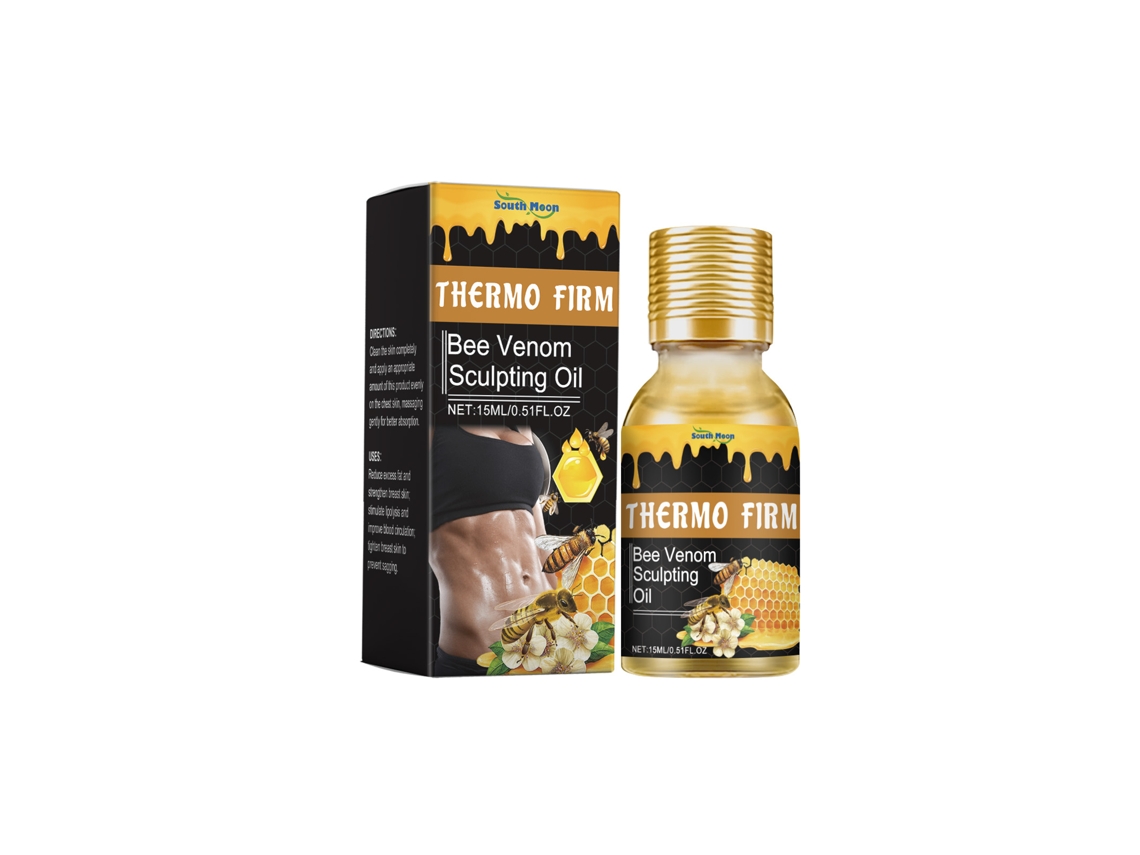 Aceite de veneno de abeja para reafirmar la piel.