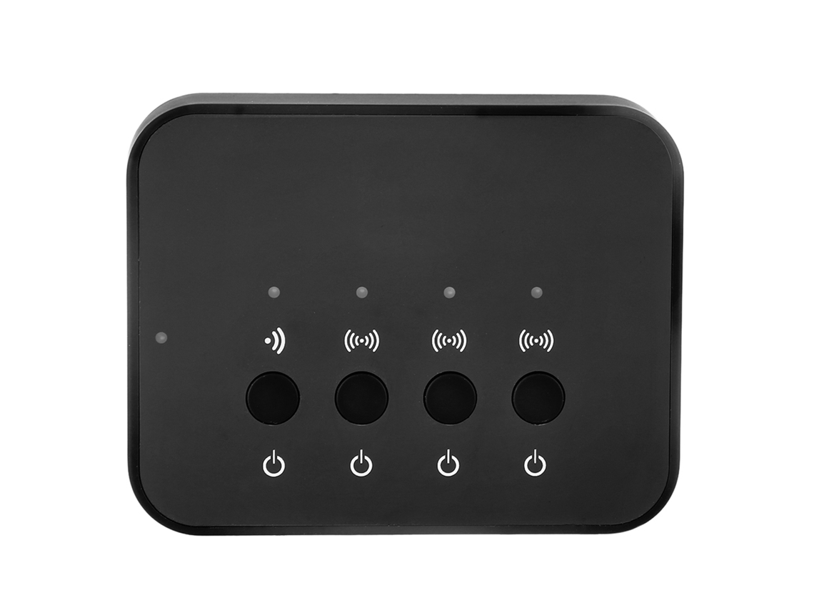 Adaptador De Áudio Bluetooth 4.0 3.5mm Fio E Sem Fio Divisor 1 Entrada 3 Saídas Compartilhamento De Música