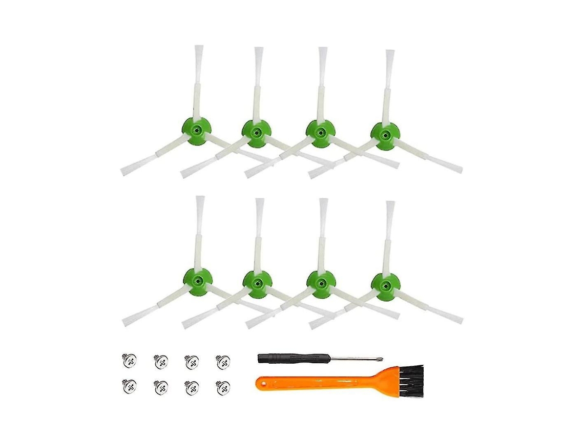 Paquete de 10 cepillos laterales compatibles con el robot Irobot Roomba IEE Series I7 I7 E5