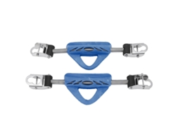 2026rebe-2pcs Correa De Resorte Para Aletas De Buceo Acero Inoxidable 316 Doble Uso Con Hebillas Para Jet Fin Oms Azul