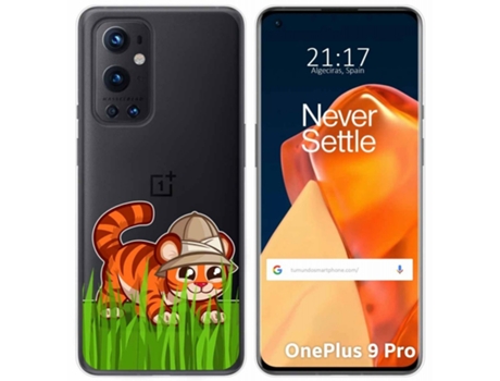 Carcasa OnePlus 9 Pro 5G TUMUNDOSMARTPHONE Dibujos Transparente Multicolor