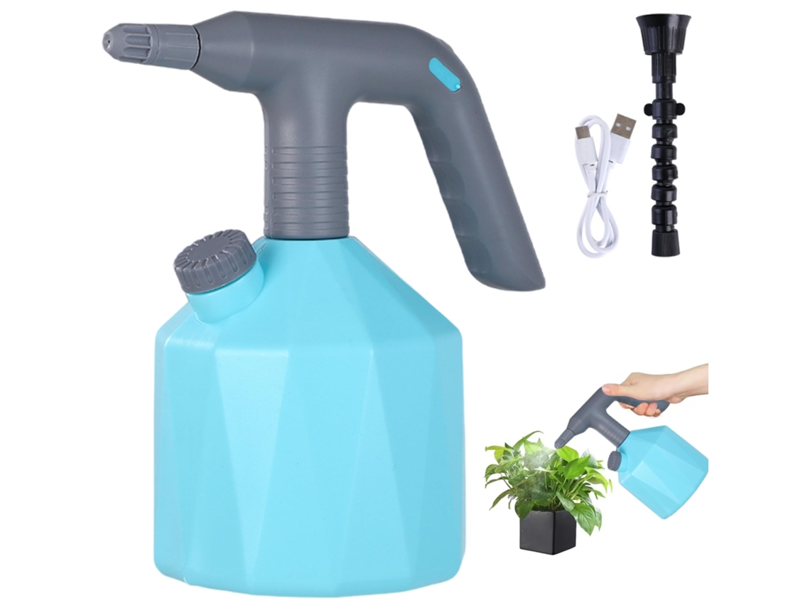 Pulverizador De Plantas Recarregável Usb De 1,6 L Com Bico Ajustável, Escala Transparente, Adequado Para Uso Interno E Externo