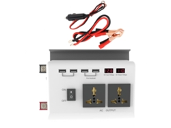 Inversor De Corriente Para Coche De 12 V Cc A 110 V Ca Con Múltiples Interfaces De Carga.