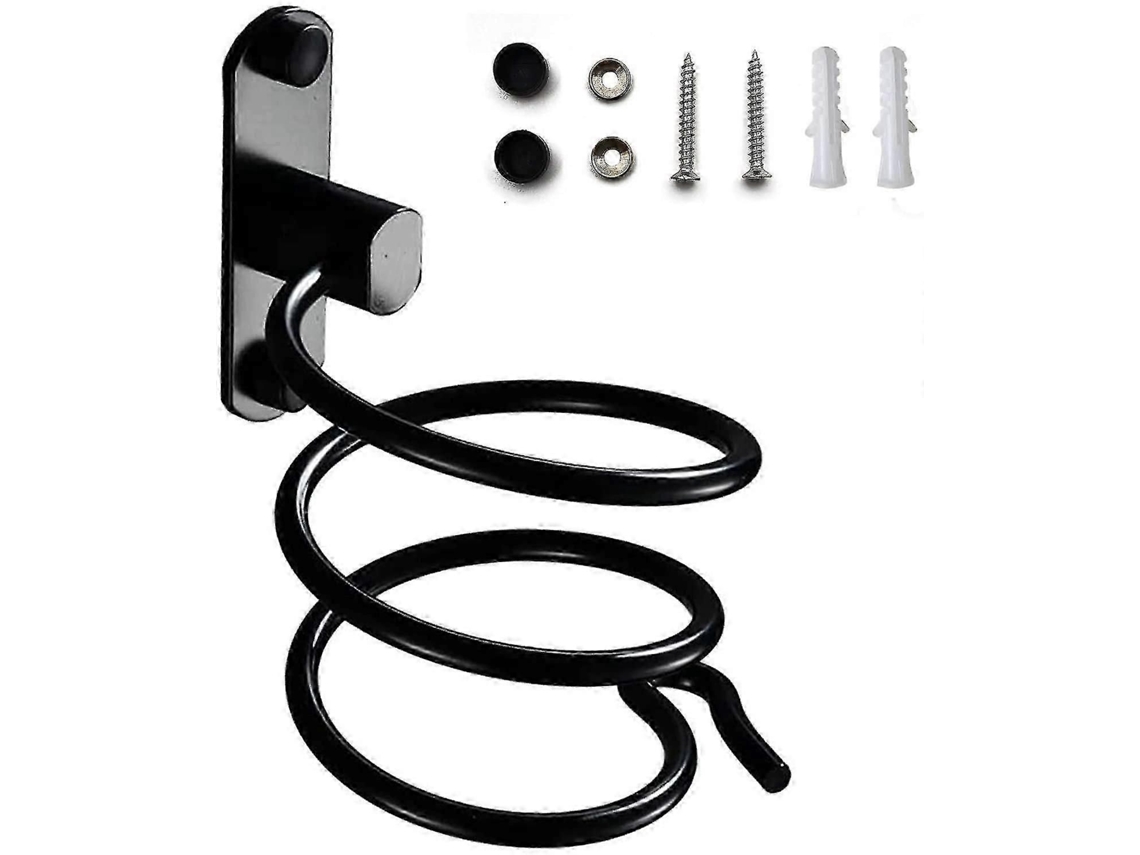 Soporte para secador de pelo, de pared, con puerta/parte superior, para hotel, baño, GOKOCO