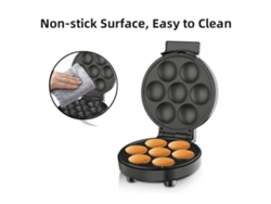 Máquina Eléctrica Para Hacer Cupcakes De 1000 W Con Superficie Antiadherente, Prepara 7 Mini Cupcakes Para El Desayuno.