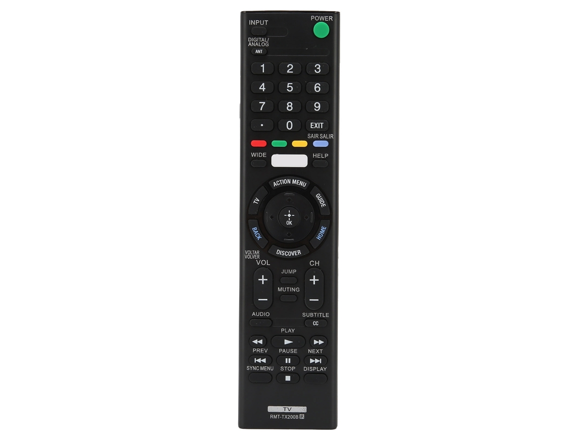 Control Remoto Rmt-tx200b Para Televisores Sony Led Lcd 4k Kd49x7005d, Kd55x7005d, Kd65x7505d Y Xbr49x705d.