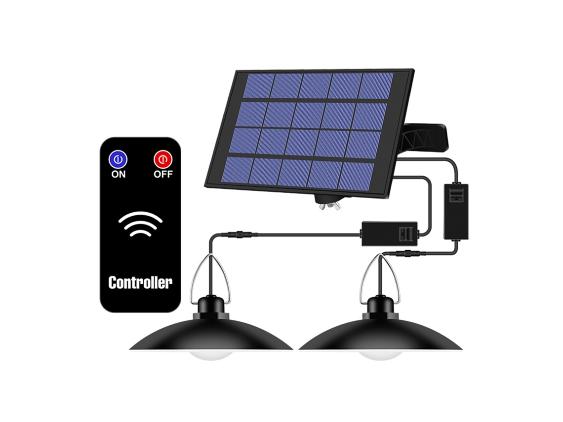 Rebe-luz Colgante Solar Led Exterior Ip65 Impermeable Con Control Remoto Para Entrada Patio Camino