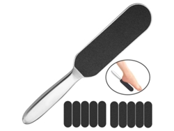 Kit De 11 Limas Para Callos 2025 Con Mango De Acero Inoxidable, Lima Para Pies De Doble Cara.