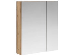 Maison Exclusive - Armario Con Espejo De Baño Roble Artesanal 60 X 14,5 X 70 Cm