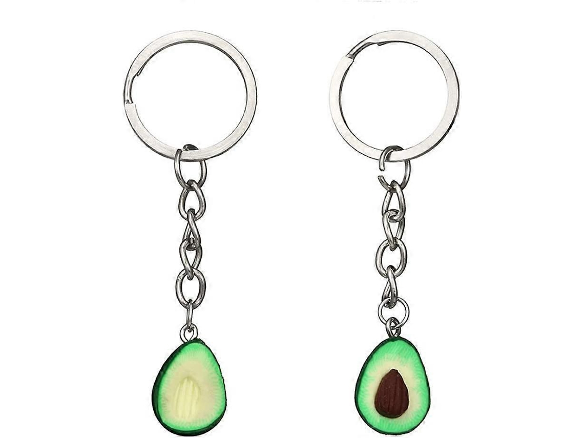 Adorno de aguacate, 2 piezas, dije de fruta en aleación
