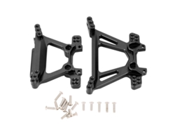 Conjunto De Torres De Choque Delantero Y Trasero De Aluminio Ligero 1/10 Para Camiones Bl 2s Slash 4x4 Rc Negro