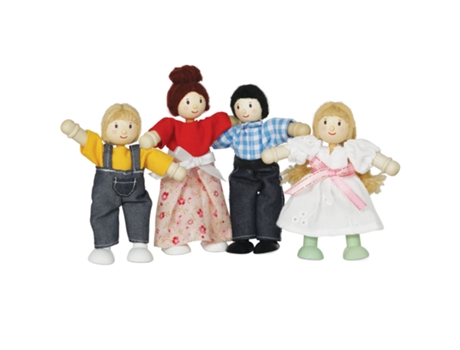 Muñeca LE TOY VAN (Madera - Rosa - 14 cm)