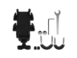 Soporte Para Teléfono De Motocicleta Con Ajuste De Ángulo, 8 Ganchos, Soporte Universal Para Bicicletas Y Scooters, Manubrio